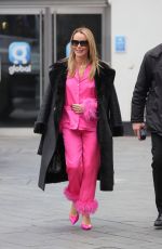 AMANDA HOLDEN Leaves Heart Radio in London 12/15/2023