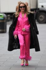 AMANDA HOLDEN Leaves Heart Radio in London 12/15/2023