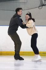 AMBER DAVIES Getting Some Practice at Billingham Ice Rink 12/16/2023