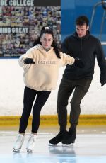 AMBER DAVIES Getting Some Practice at Billingham Ice Rink 12/16/2023