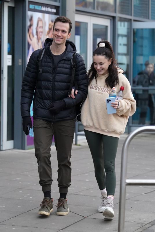 AMBER DAVIES Getting Some Practice at Billingham Ice Rink 12/16/2023