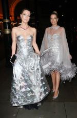 AMELIA and ELIZA SPENCER Leaves Fashion Awards in London 12/04/2023