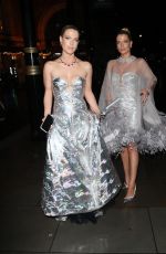 AMELIA and ELIZA SPENCER Leaves Fashion Awards in London 12/04/2023