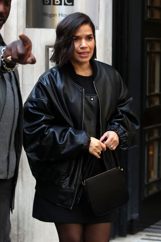 AMERICA FERRERA at BBC Radio 2 Studios in London 12/08/2023