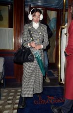 AMY JACKSON Leaves IL Gattopardo in London 12/07/2023