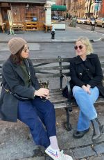AMY POEHLER and AUBREY PLAZA Out for a Coffee in New York 12/29/2023