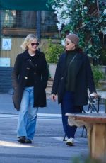 AMY POEHLER and AUBREY PLAZA Out for a Coffee in New York 12/29/2023