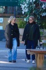 AMY POEHLER and AUBREY PLAZA Out for a Coffee in New York 12/29/2023