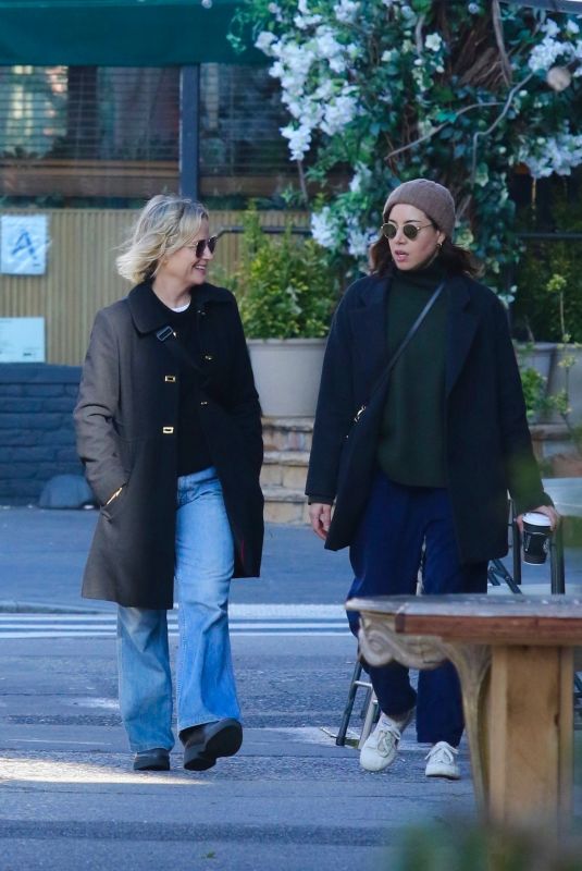 AMY POEHLER and AUBREY PLAZA Out for a Coffee in New York 12/29/2023