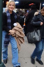 AMY POEHLER Out at Herald Square in New York 12/24/2023