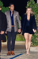AMY ROBACH Arrives at iHeart Podcast Dinner Party in Malibu 12/03/2023