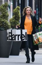 AMY ROBACH Out on Christmas Day in New York 12/25/2023