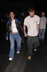 ANASTASIA KARANIKOLAOU on a Dinner Date in Beverly Hills 12/19/2023