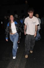 ANASTASIA KARANIKOLAOU on a Dinner Date in Beverly Hills 12/19/2023