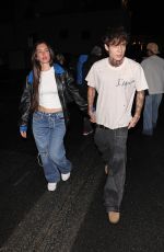 ANASTASIA KARANIKOLAOU on a Dinner Date in Beverly Hills 12/19/2023