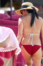 ANDREA CORR in Bikini at Sandy Lane Hotel