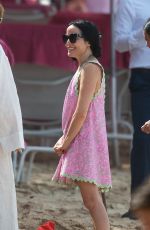 ANDREA CORR on Christmas Day in Barbados at Sandy Lane Hotel