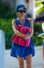 ANDREA CORR on Holiday Break on Sandy Lane Hotel
