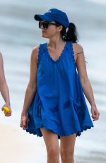 ANDREA CORR on Holiday Break on Sandy Lane Hotel