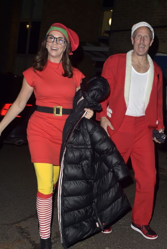 ANDREA MCLEAN Arrives at Children with Cancer Christmas Quiz in London 12/11/2023