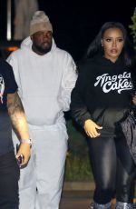 ANGELA SIMMONS Leaves Nobu in Malibu 12/30/2023