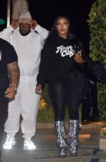 ANGELA SIMMONS Leaves Nobu in Malibu 12/30/2023