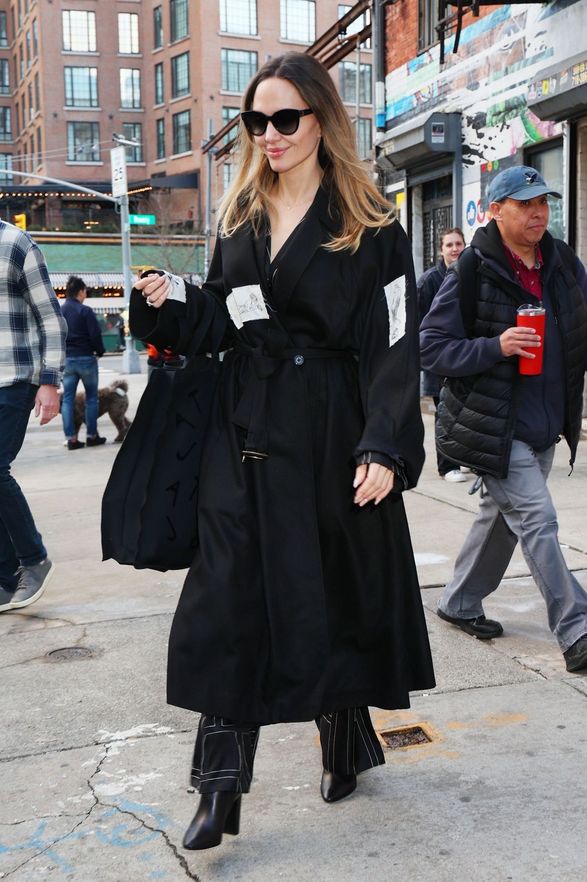 ANGELINA JOLIE Leaves Atelier Jolie Store in New York 12/29/2023 ...