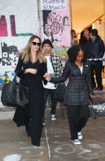 ANGELINA JOLIE Leaves Jean-Michel Basquiat