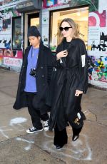 ANGELINA JOLIE Out with Her Son Pax in New York 12/28/2023