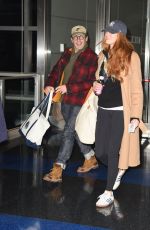 ANNA OSCEOLA Arrives at JFK Airport in New York 12/23/2023