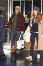 ANNA OSCEOLA Arrives at JFK Airport in New York 12/23/2023