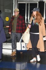ANNA OSCEOLA Arrives at JFK Airport in New York 12/23/2023