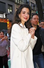 ANNE HATHAWAY Arrives at Tonight Show Starring Jimmy Fallon in New York 08/12/2023