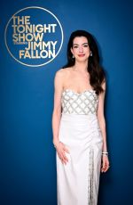 ANNE HATHAWAY at Tonight Show Starring Jimmy Fallon in New York 12/08/2023