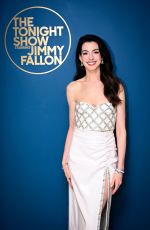 ANNE HATHAWAY at Tonight Show Starring Jimmy Fallon in New York 12/08/2023