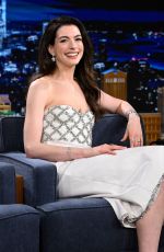 ANNE HATHAWAY at Tonight Show Starring Jimmy Fallon in New York 12/08/2023