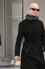 ANYA TAYLOR-JOY Arrives at JFK Airport in New York 12/10/2023