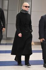 ANYA TAYLOR-JOY Arrives at JFK Airport in New York 12/10/2023