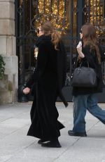 ASHLEY and MARY KATE OLSEN Out in Paris 12/18/2023