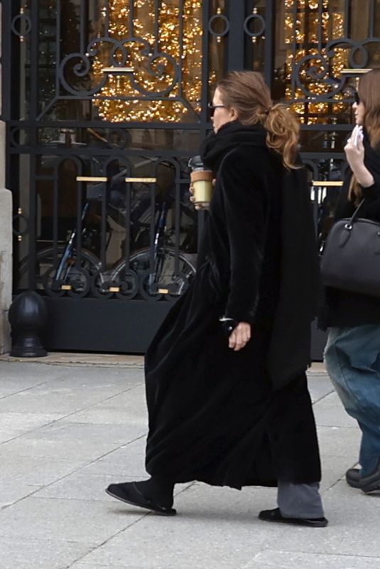 ASHLEY and MARY KATE OLSEN Out in Paris 12/18/2023