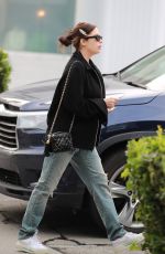ASHLEY BENSON and Brandon Davis on a Lunch Date at The Grill in Beverly Hills 12/27/2023