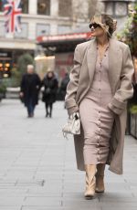 ASHLEY ROBERTS Arrives at Global Radio Studios in London 12/13/2023