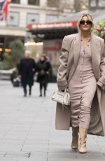 ASHLEY ROBERTS Arrives at Global Radio Studios in London 12/13/2023