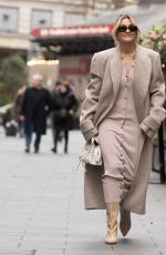 ASHLEY ROBERTS Arrives at Global Radio Studios in London 12/13/2023