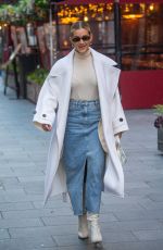 ASHLEY ROBERTS Leaves Global Radio Studios in London 12/06/2023