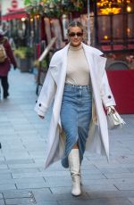 ASHLEY ROBERTS Leaves Global Radio Studios in London 12/06/2023