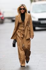 ASHLEY ROBERTS Leaves Heart Radio in London 12/07/2023