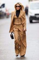 ASHLEY ROBERTS Leaves Heart Radio in London 12/07/2023