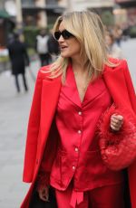 ASHLEY ROBERTS Leaves Heart Radio in London 12/15/2023