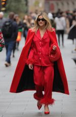 ASHLEY ROBERTS Leaves Heart Radio in London 12/15/2023